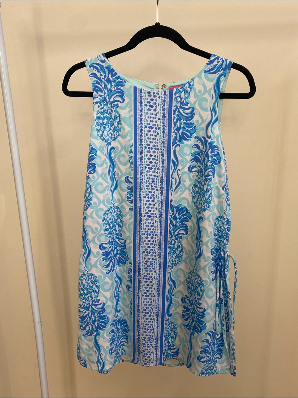 NWOT Lilly Pulitzer Donna romper dress Bennet Blue "Out of the Blue" Sz 4 - Picture 3 of 7